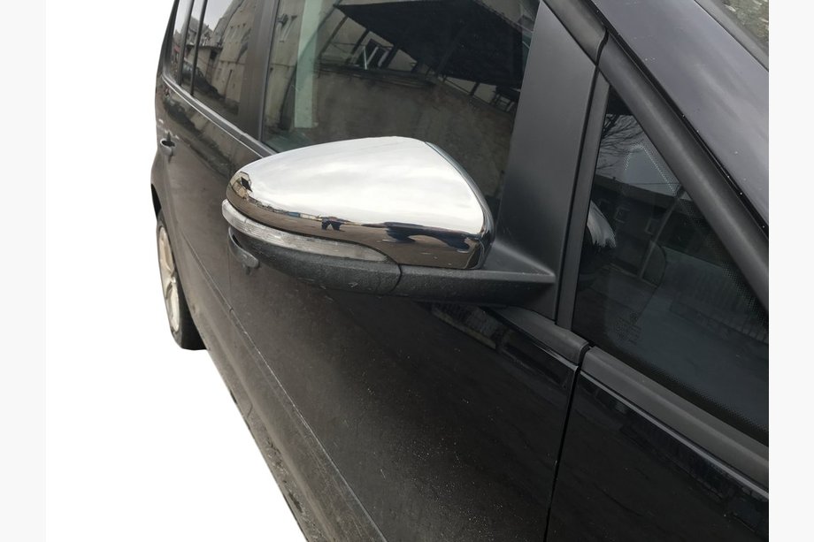 Volkswagen Touran 2010-2015 Cubiertas de Espejos (2 uds, Acero Inoxidable) OmsaLine - Acero Inoxidable Italiano Image
