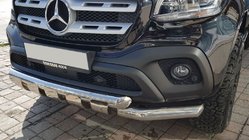 Mercedes X class 2017-2020 Defensa frontal Gronder (acero inoxidable, 70mm) foto 1