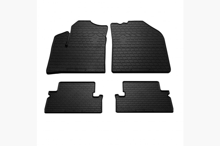 Ford Connect 2010-2013 Alfombrillas de goma (Stingray) 4 uds, Premium - alfombrillas de goma sin olor Image