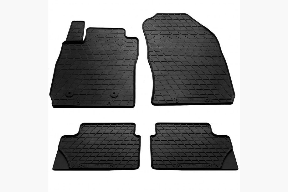 Ford Fiesta 2008-2017 Alfombrillas de goma para USA (4 uds, Stingray Premium) Image