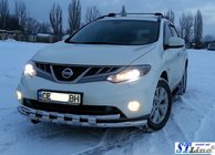 Nissan Murano 2008-2014 Defensa Delantera ST015 (Acero Inoxidable) foto 4