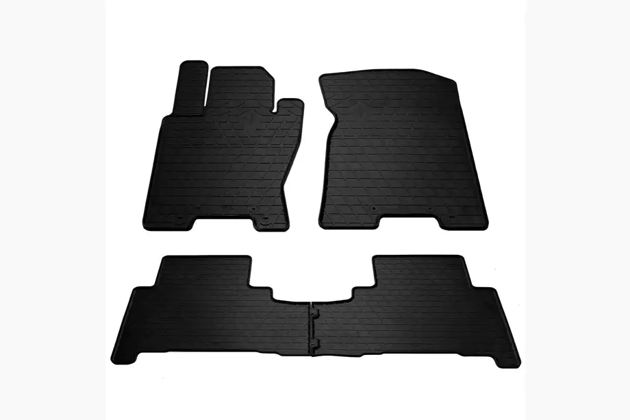 Kia Mohave 2008-2016 Alfombrillas de goma (4 uds, Stingray Premium) Image