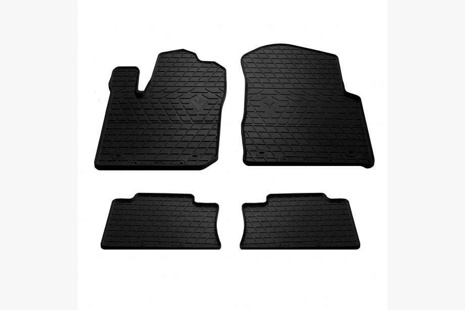 Jeep Grand Cherokee WK2 2010-2021 Alfombrillas de goma (4 uds, Stingray Premium) Image