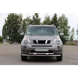 Defensa Delantera ST015/2 (Acero Inoxidable) Nissan X-trail T31 2007-2014 foto 3