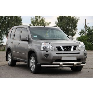 Defensa Delantera ST015/2 (Acero Inoxidable) Nissan X-trail T31 2007-2014 foto 1
