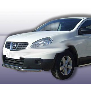 Defensa frontal doble ST014 (acero inoxidable) Nissan Qashqai 2010-2014 foto 3