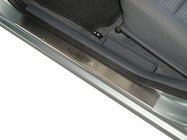 Nissan Almera B10 Classic 2006-2012 Cubiertas de Umbral Nataniko (4 uds., Acero Inoxidable) Premium - Cinta 3M, 0.8 mm foto 1
