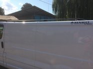 Opel Vivaro 2001–2015 Barras de Techo Negras Corto, Pies de Hierro Fundido foto 9