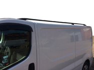 Opel Vivaro 2001–2015 Barras de Techo Negras Corto, Pies de Hierro Fundido foto 8