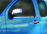 Nissan Navara 2006-2015 Cubiertas de Espejos (2 uds, Acero Inoxidable) foto 5