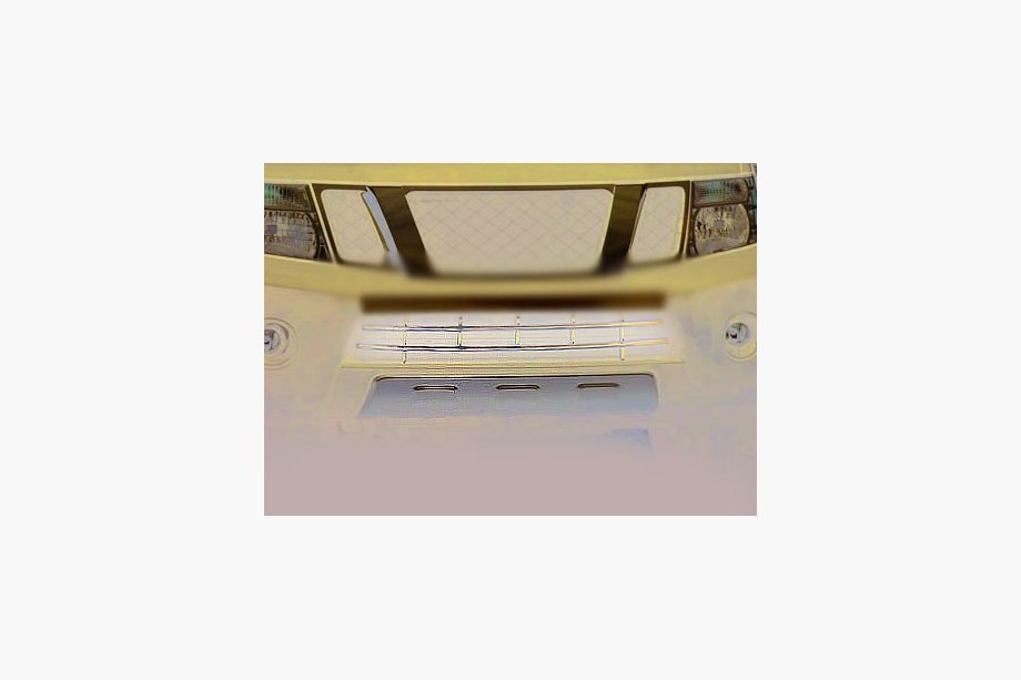 Nissan Navara 2006-2015 Rejilla de parachoques (acero inoxidable) Image
