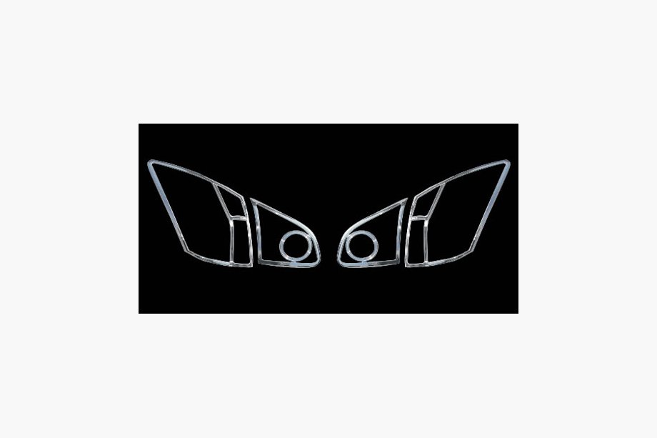 Nissan Qashqai 2007-2010 Cubiertas Cromadas para Luces Traseras (2 uds, plastico) Image