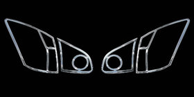 Nissan Qashqai 2007-2010 Cubiertas Cromadas para Luces Traseras (2 uds, plastico) foto 1