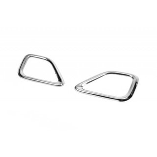 Embellecedores de faros antiniebla 2015↗︎ (2 uds, acero inoxidable) Fiat Doblo II 2010-2022 foto 3
