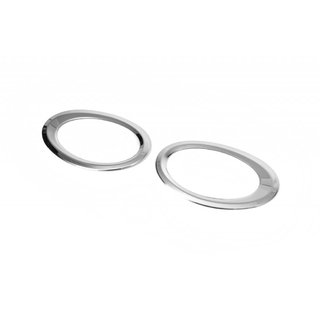 Cubiertas para faros antiniebla (2 uds., acero inoxidable) foto 2