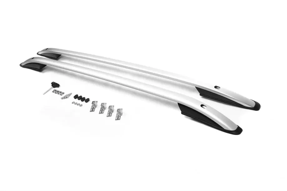 Nissan Qashqai 2010-2014 Barras longitudinales de techo Skyport Grey Image