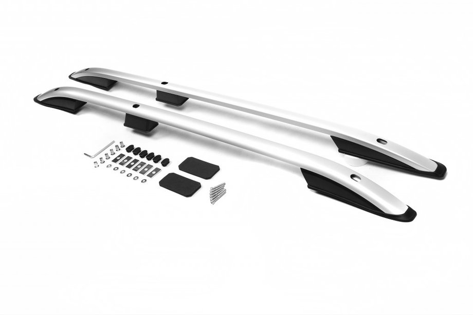 Porsche Cayenne 2003–2010 Barras de techo Skyport (plateadas) Image