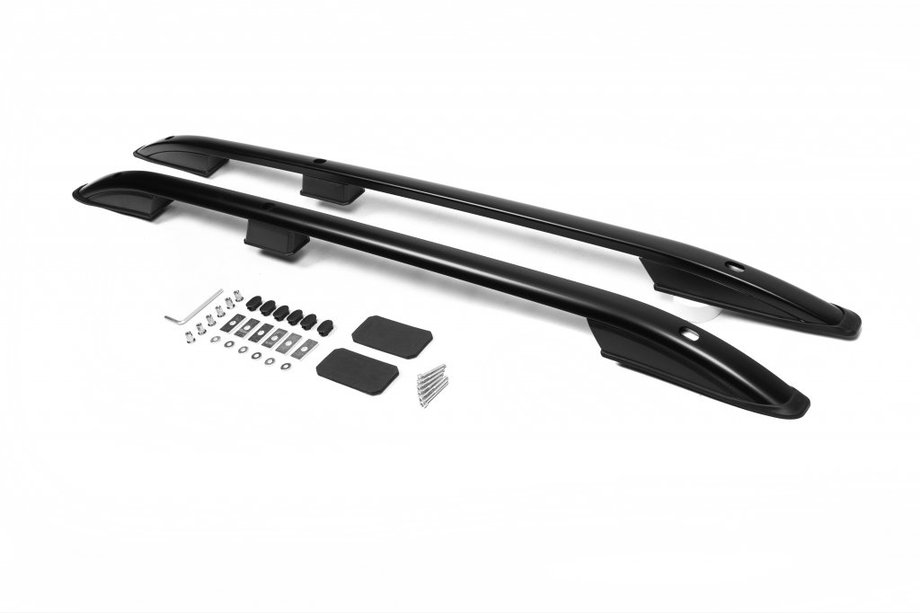 Porsche Cayenne 2003–2010 Barras de techo Skyport (negro mate) Image