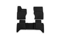 Range Rover IV L405 2013-2021 Alfombrillas de goma 3D para interior (4 uds, Novline) Opcion 1 foto 1