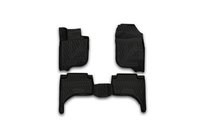 Mitsubishi L200 2015-2024 Alfombrillas de goma 3D para interior (4 uds, Novline) foto 1