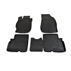 Nissan Almera N17 2012-2018 Alfombrillas de goma para interior (4 uds, Novline) foto 1
