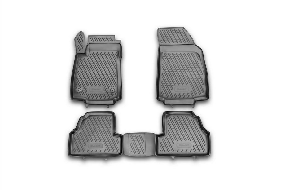 Opel Mokka 2012-2021 Alfombrillas de goma para interior (4 uds, Novline) Foto 1