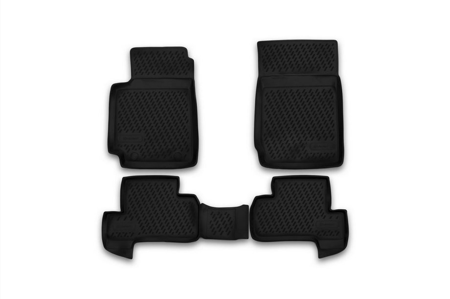 Suzuki Grand Vitara 2005-2017 Alfombrillas de goma interior (4 uds, Novline) 3D Foto 1