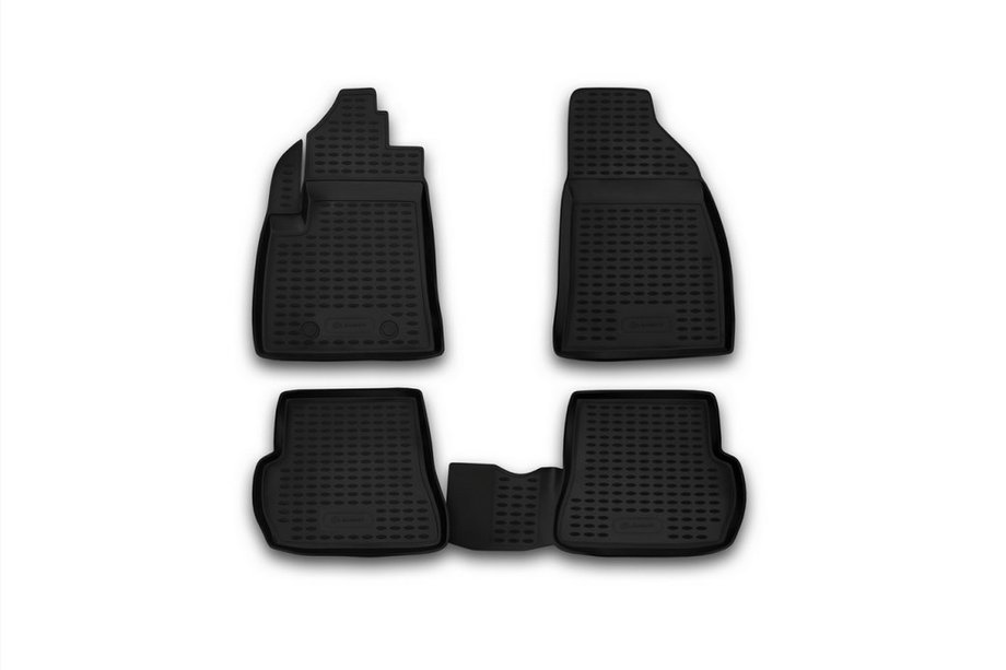 Ford Fusion 2002-2012 Alfombrillas de goma para interior (4 uds, Novline) Opcion 1 Foto 1