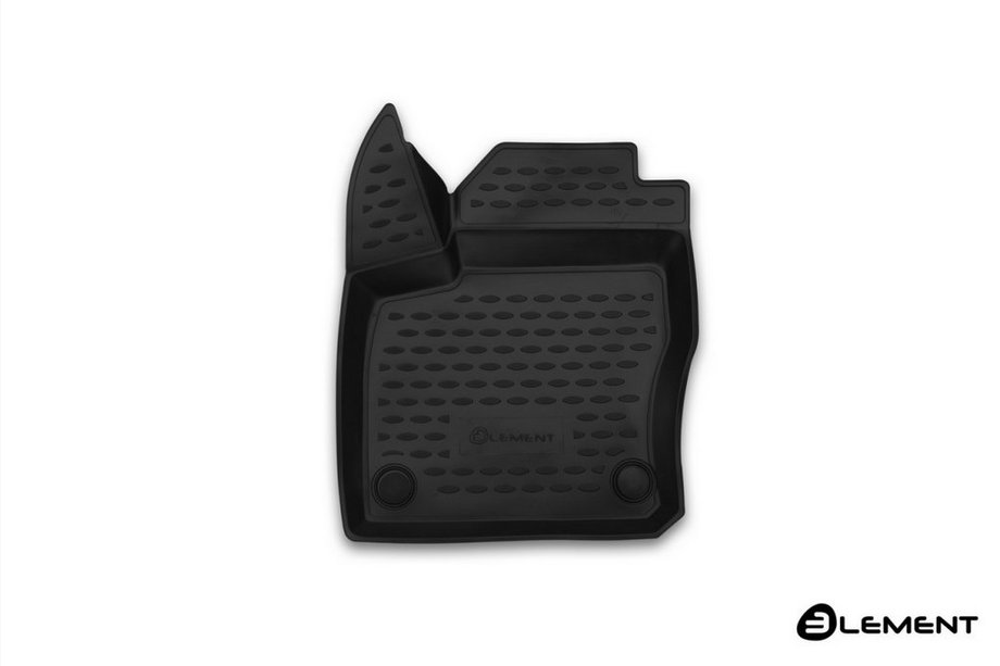 Ford Focus III 2011-2017 (2015↗) Alfombrilla de goma (delantera izquierda) 3D interior (Novline) Image