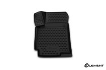 Hyundai Accent 2011-2017 Alfombrilla de goma delantera izquierda 3D interior (Novline) foto 1