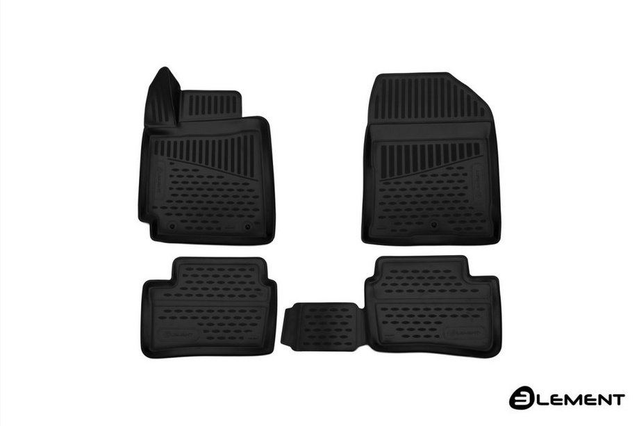 Kia Picanto 2016- Alfombrillas de goma 3D para interior (4 uds, Novline) HB Foto 1