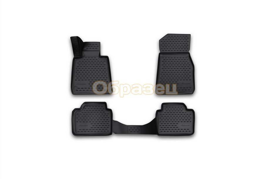 Citroen C-4 2010-2018 Alfombrillas de goma interior (4 uds, Novline) Opcion 2 Image