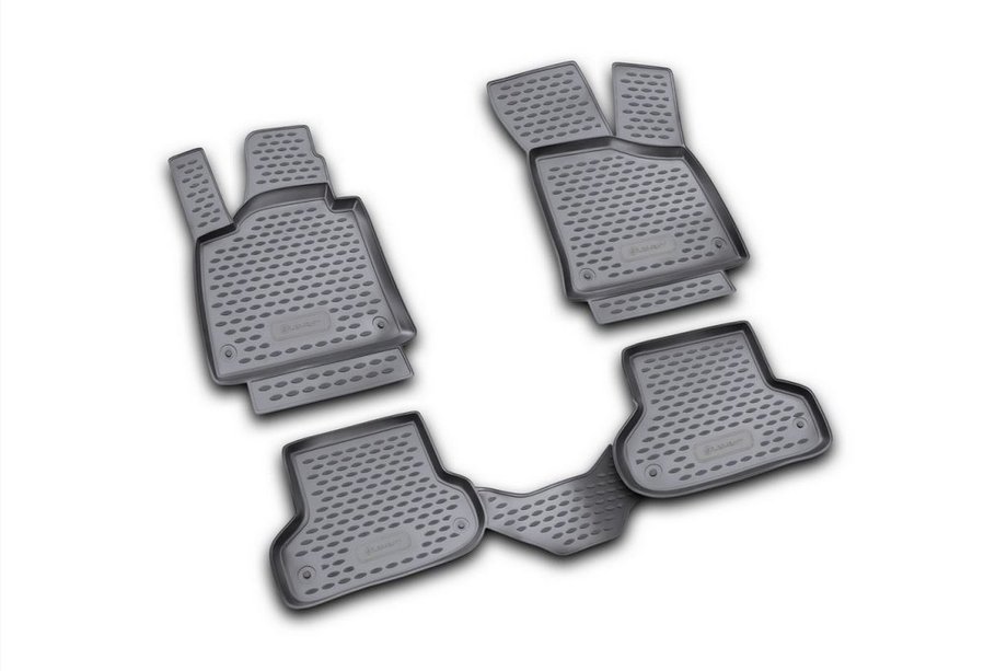 Audi A3 2003-2012 Alfombrillas de goma para interior (4 uds, Novline) Image