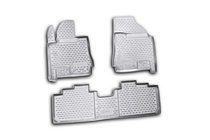 Cadillac SRX 2004-2009 (2010↗) Alfombrillas de goma interiores (3 uds, Novline) foto 1