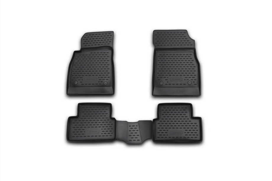 Chevrolet Cruze 2009–2015 Alfombrillas de goma para interior (4 uds, Novline) Image