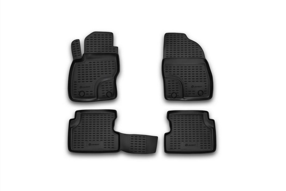 Ford Focus II 2005-2008 Alfombrillas de goma interior (4 uds, Novline) Opcion 2 Foto 1