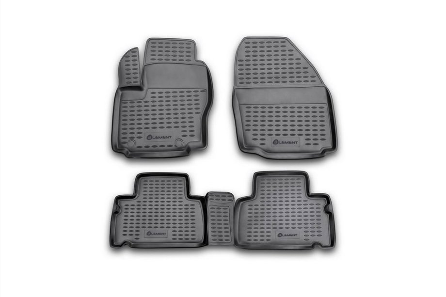 Ford S-Max 2007-2014 Alfombrillas de goma para interior (4 uds, Novline) FN Foto 1