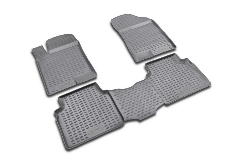 Hyundai Sonata NF 2004-2009 Alfombrillas de goma interior (4 uds, Novline) Opcion 2 Image