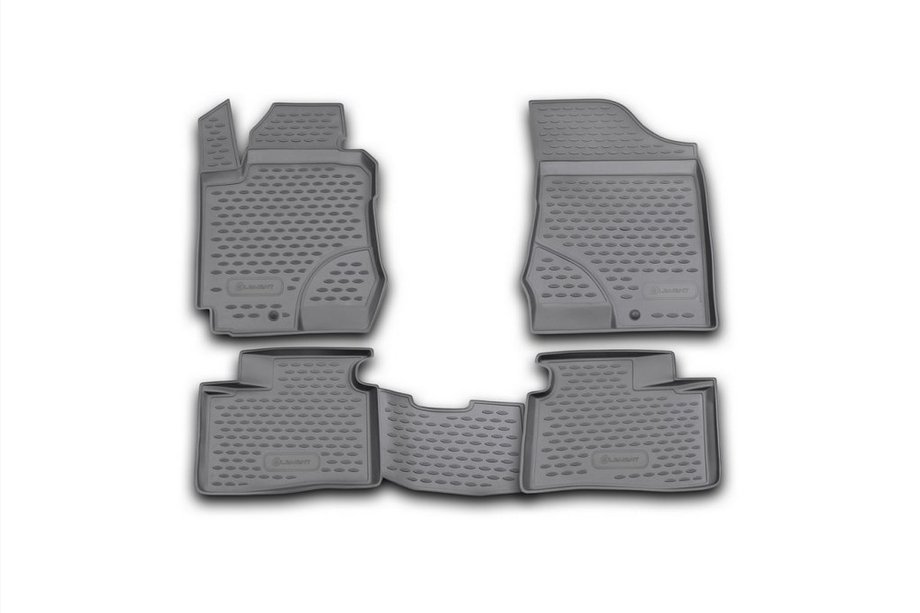 Hyundai I-30 2007-2011 Alfombrillas de goma para interior (4 uds, Novline) Foto 1