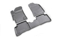 Kia Rio 2005-2011 Alfombrillas de goma para interior (4 uds, Novline) foto 1