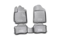 Kia Picanto 2011-2016 Alfombrillas de goma para interior (4 uds, Novline) foto 1
