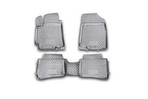 Kia Rio 2012-2017 Alfombrillas de goma para interior (4 uds, Novline) foto 1