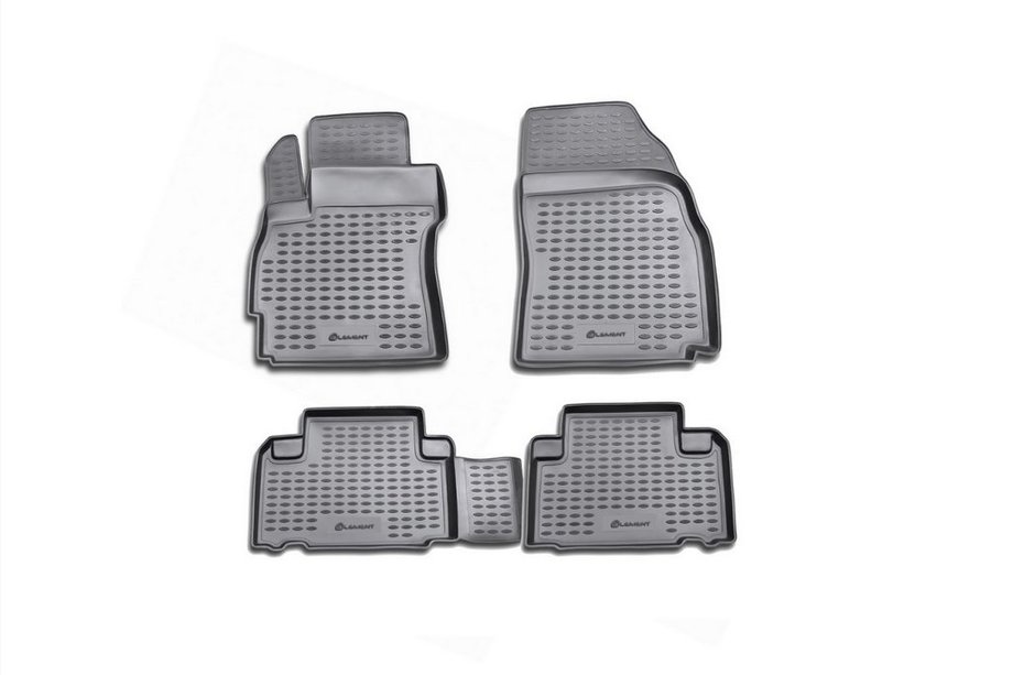 Mazda 5 2010-2018 (2005-2010) Alfombrillas de goma interiores (4 uds, Novline) Image