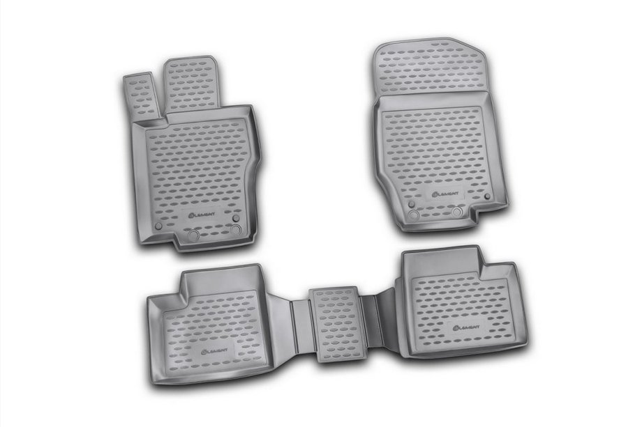 Mercedes ML W164 2005-2011 Alfombrillas de goma para interior (4 uds, Novline) Foto 1