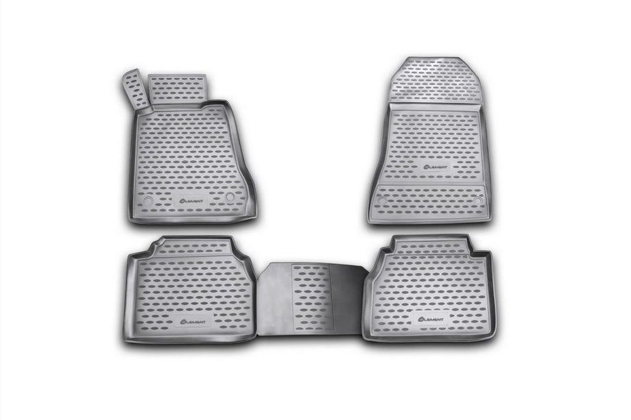 Mercedes E-class W210 1995-2002 Alfombrillas de goma para interior (4 uds, Novline) Foto 1