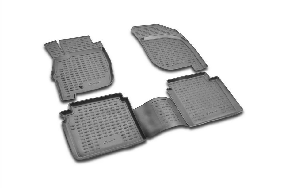 Mitsubishi Galant 2003-2012 Alfombrillas de goma para interior (4 uds, Novline) Image