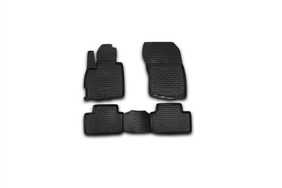 Mitsubishi ASX 2010-2023 Alfombrillas de goma para interior (4 uds, Novline) Foto 1