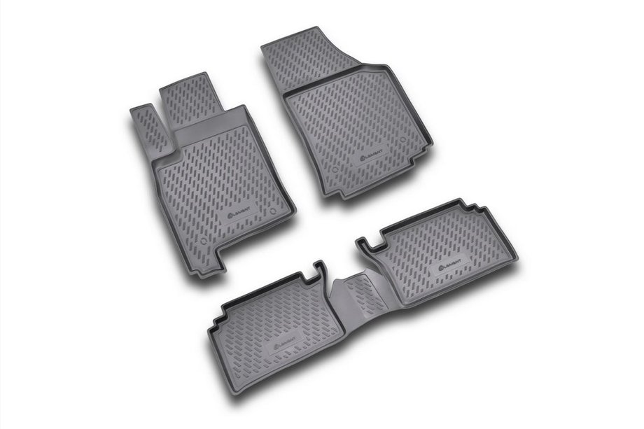 Opel Meriva 2002-2010 Alfombrillas de goma para interior (4 uds, Novline) Opcion 1 Foto 1