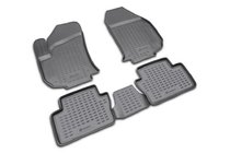 Opel Zafira B 2005–2011 Alfombrillas de goma para interior (4 uds, Novline) foto 1