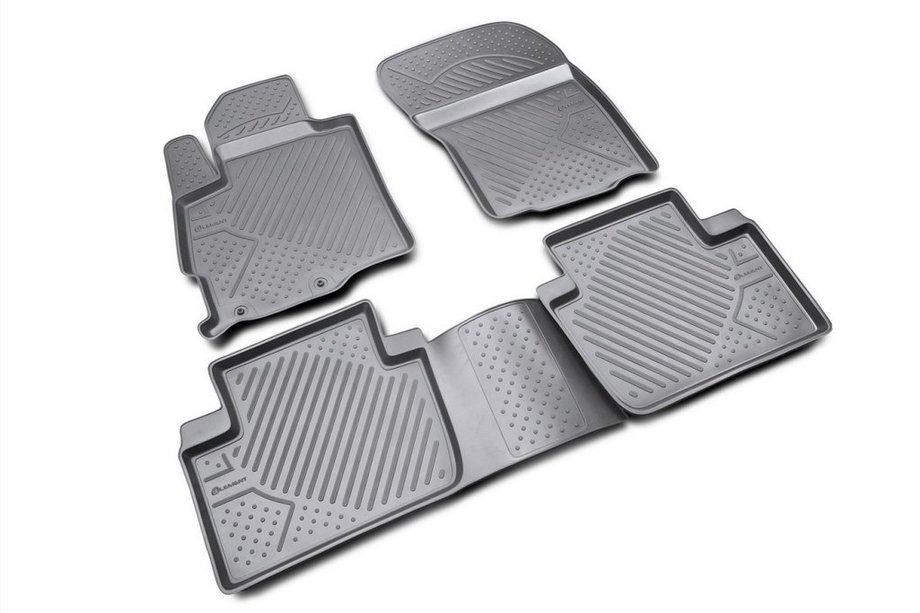 Peugeot 4007 2007-2013 Alfombrillas de goma para interior (4 uds, Novline) Foto 1